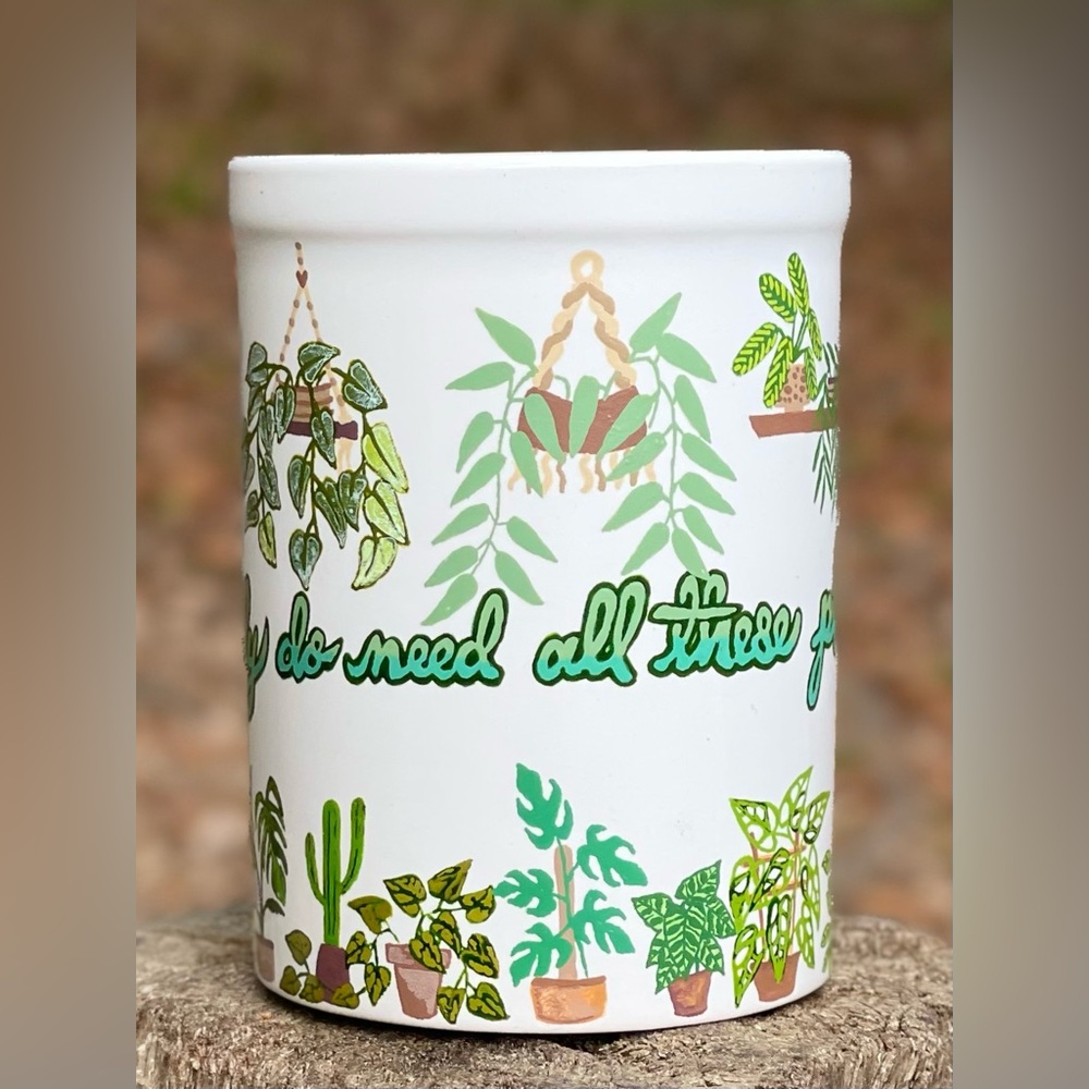 Handpainted Planty Mug - Picture 2 of 8